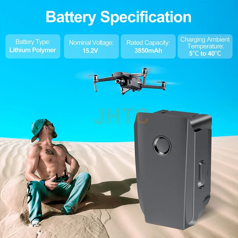 Batterie Drone Mavic 2 Pro/2 3850mAh LiPo 4S 15.4V - 1 ou 2 Batteries