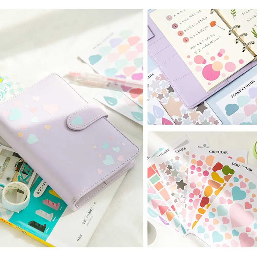Album Planner Decoration Gift Self-adhesive Diary Scrapbooking Stickers Decorative Decals Label Stickers Stationery Stickers