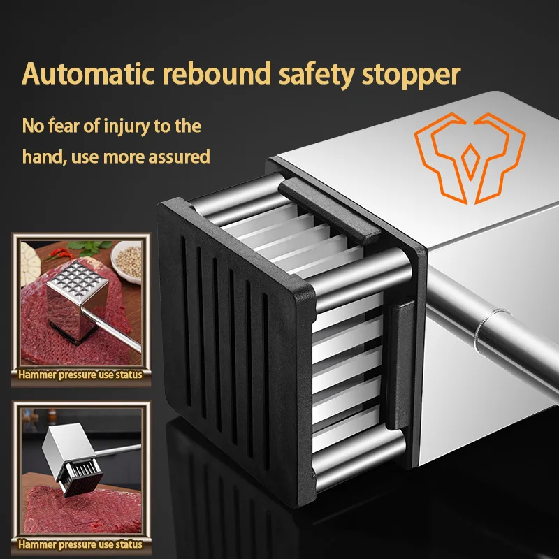 Meat Hammer Steak Tool Muscle Breaking Tool Cooking Accessories Kitchen Accessories Meat Tenderizer