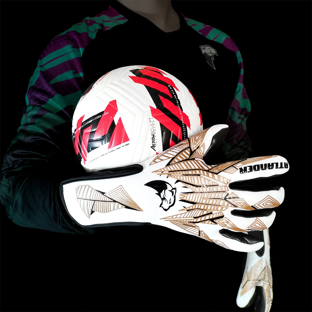 Professionelle Torwarthandschuhe Erwachsene Kinder Fußball Latex verdickter Schutz Torwart Fußball Sport Fußball Torwarthandschuhe – Detail 13