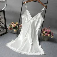 Sexy dentelle Patchwork Camisola Lingerie nuisette robe de mariée vêtements de nuit chemise de nuit vêtements femmes chemises de nuit vêtements de nuit sexy 4