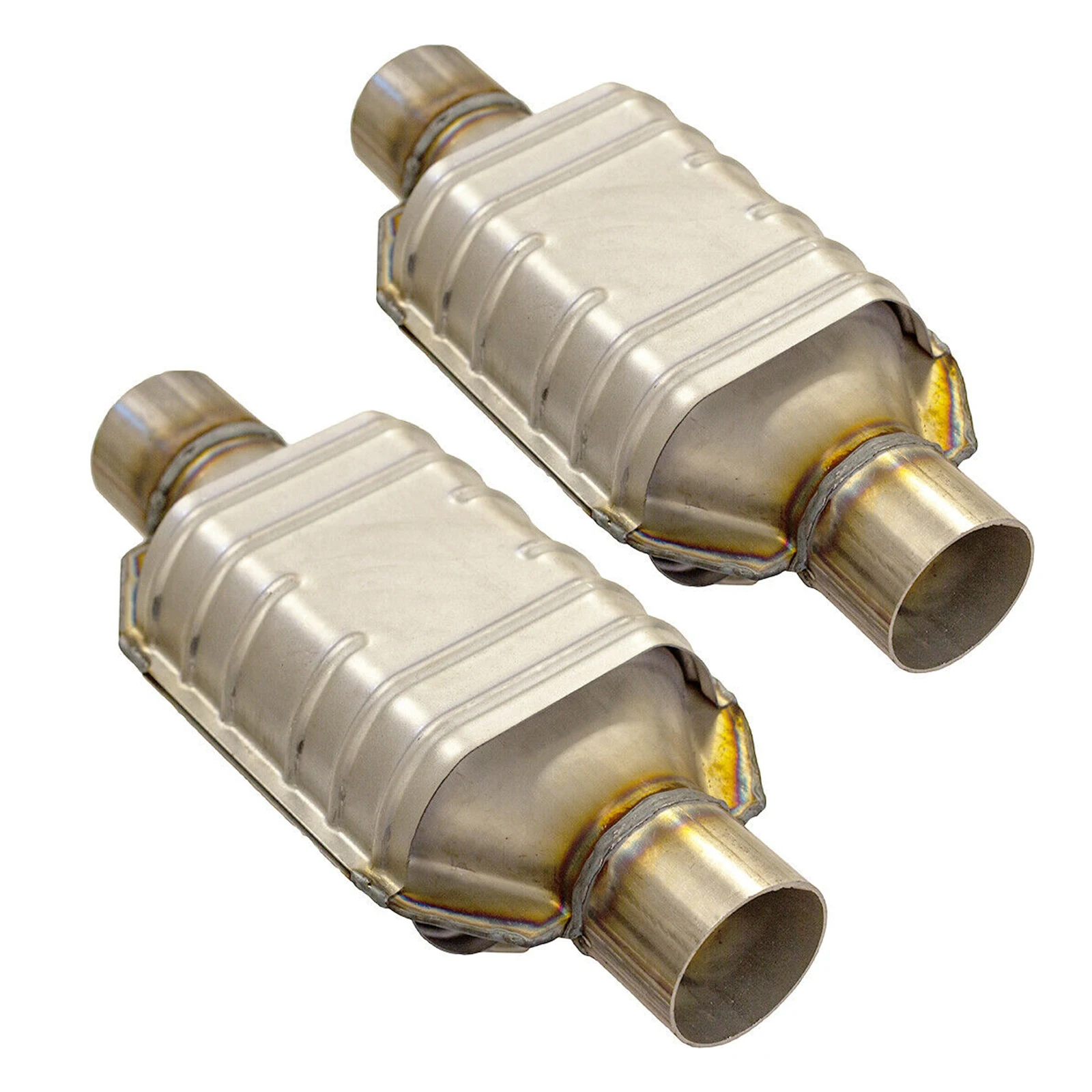 2pcs 2.5'' Catalytic Converter For Chevrolet Express Silverado 1500 Gmc