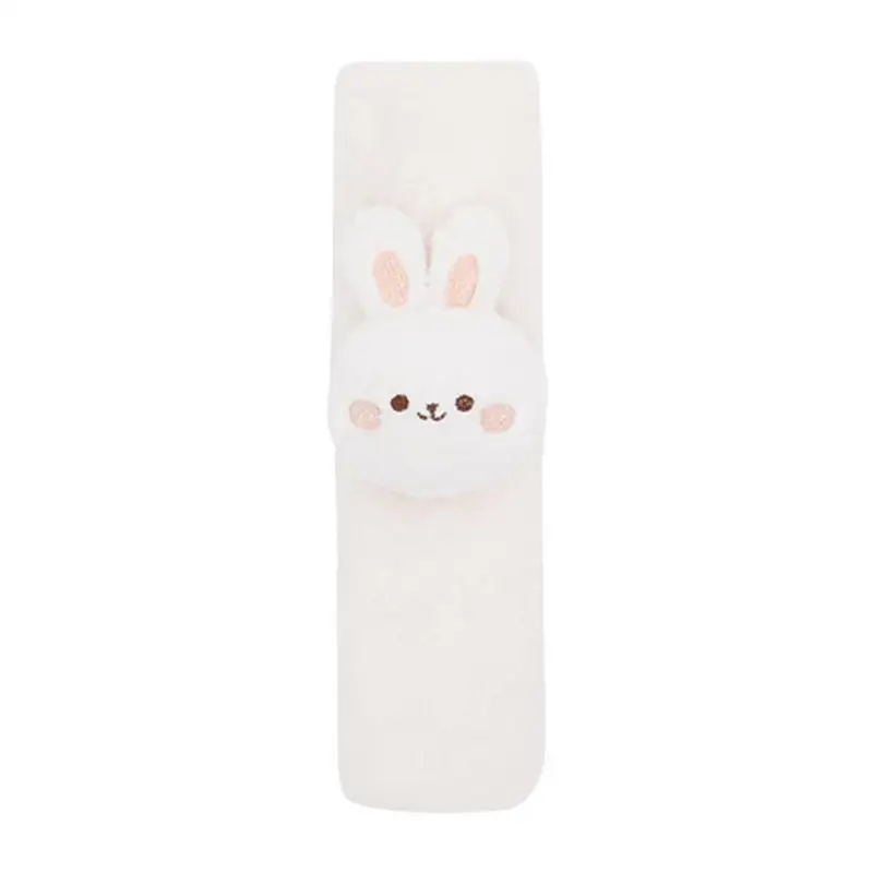 

Car Shoulder Pads Universal Cute Cartoon Plush Hook And Loop Seat Belt Cushion Comfortable Soft Sherpa Shoulder Strap For Kids