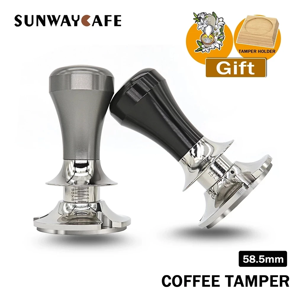 Espresso Tamper, Tasseur de café en acier inoxydable Presse à Café