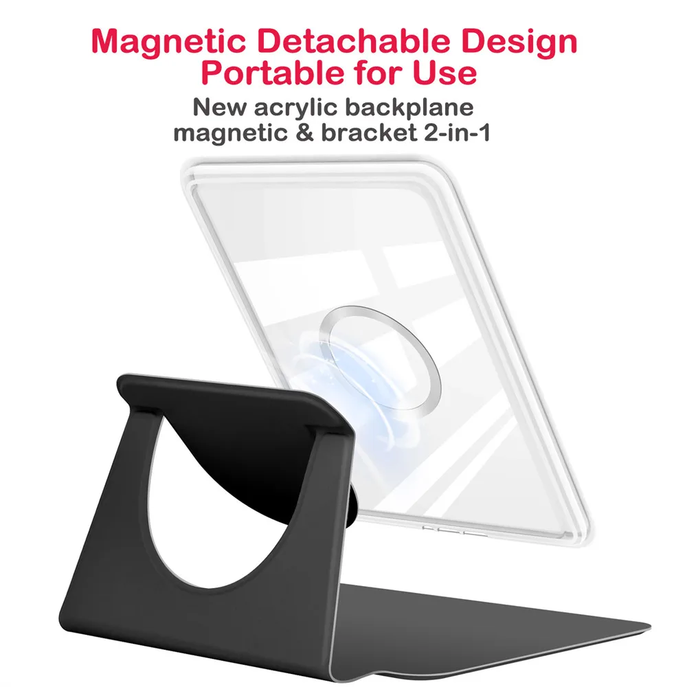 Acrylic Magnetic Bracket Case for Kindle Paperwhite 10th 11th 12th Generation 6 6.8 7 Inch Cover Pouch