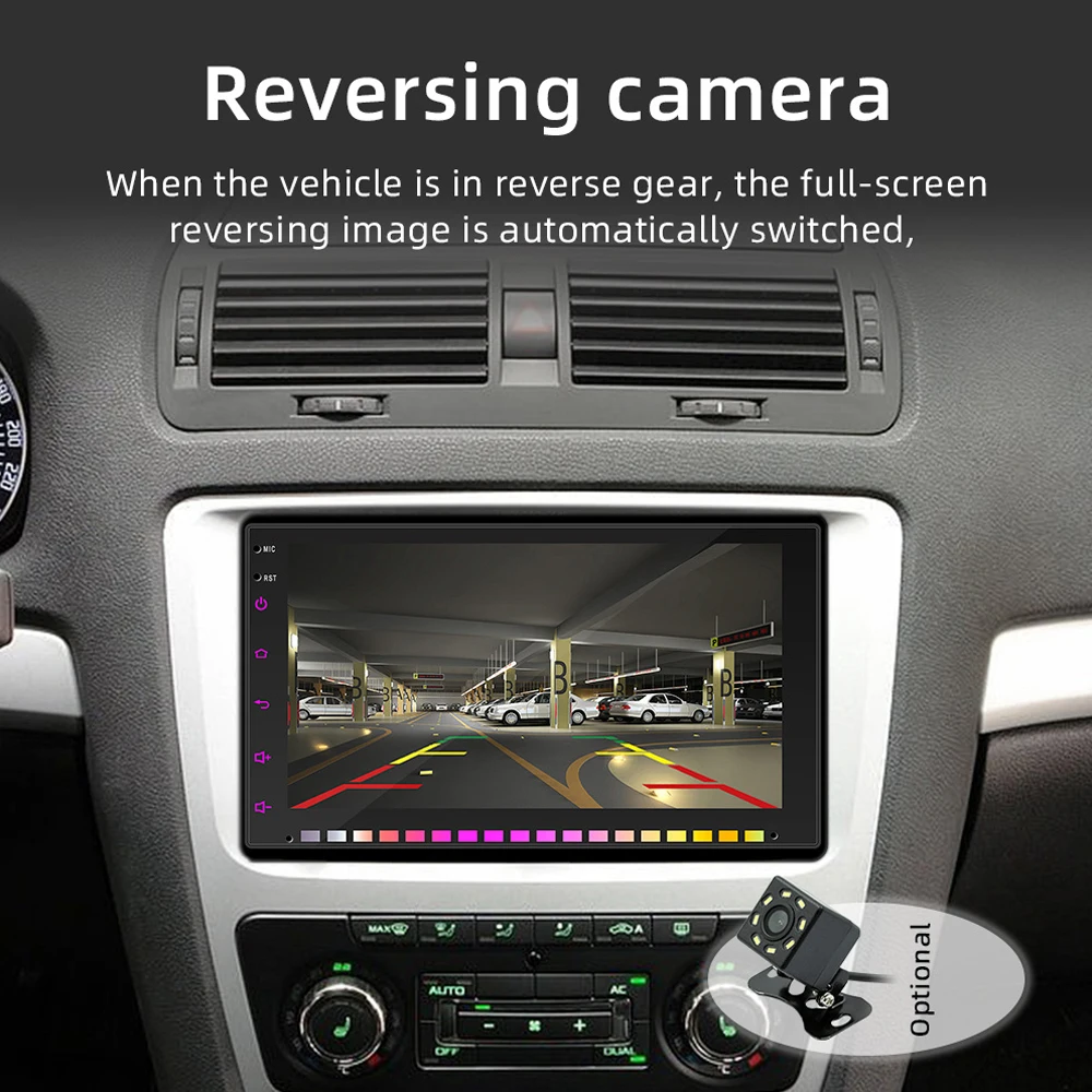 7in Car Wireless MP5 Player Multi -language Auto Multifunctional Car Audio Video Player Auto Multimedia Radio Receiver