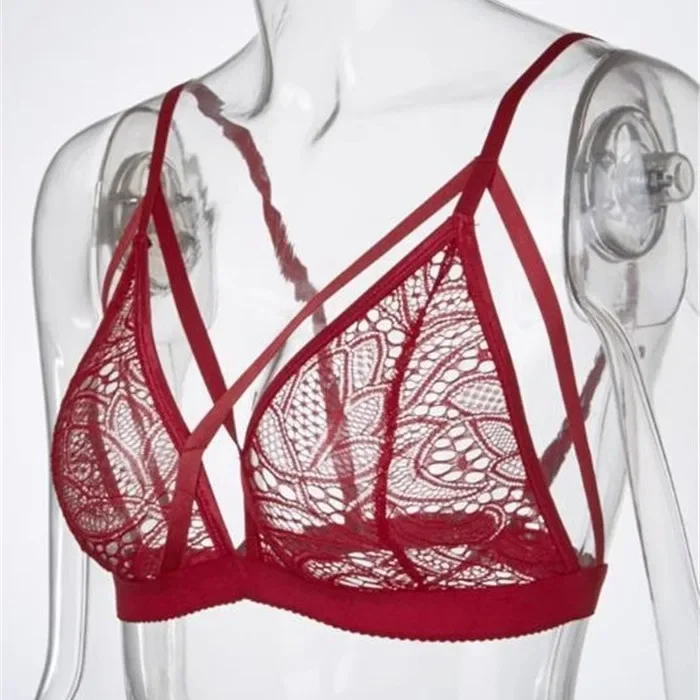 Lace Bra See through Sexy French Style Underwear for Women Invitation Large Size Women Special Use Clothing And Accessories