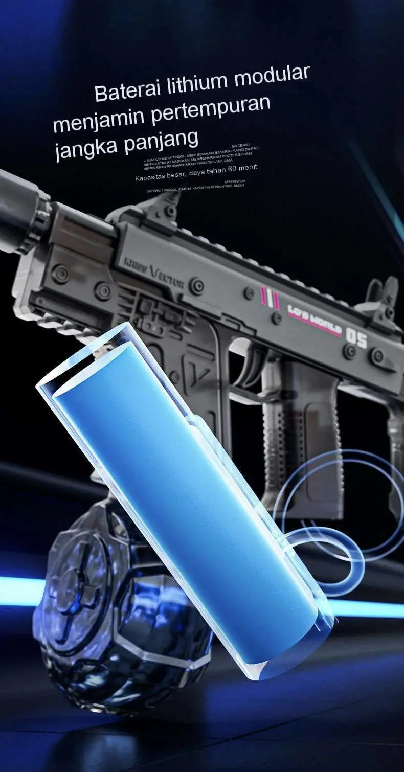 Automatic Water Gun Arp9 With Flame Effect For Outdoor Play_voghion.com