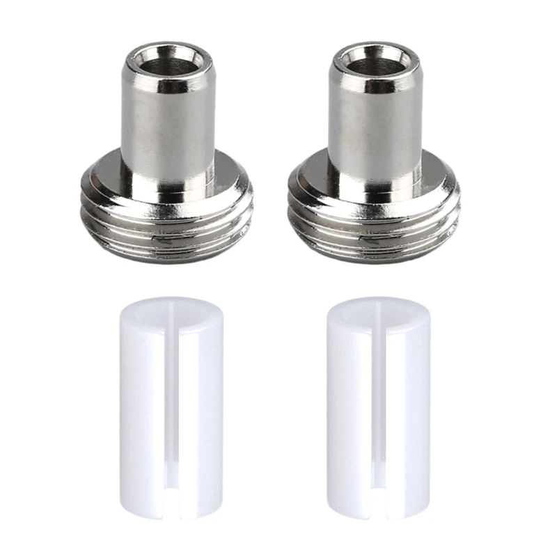 2Set Metal-Head Fitting and Ceramic Tube Sleeves Connector Adapters For Fiber Optic Visual Fault Locator antenna adapter,rf adapter kit