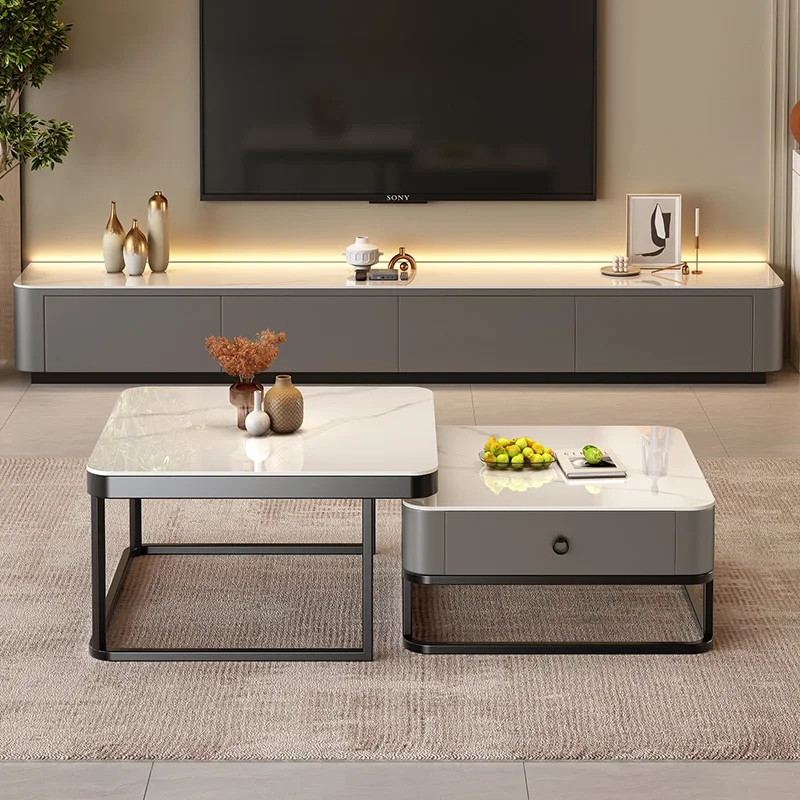 For The Living Room For Room Home Decor Floating Tv Stand Monitor Stand Storage Furniture Coffee Table Table 200CMFurniture