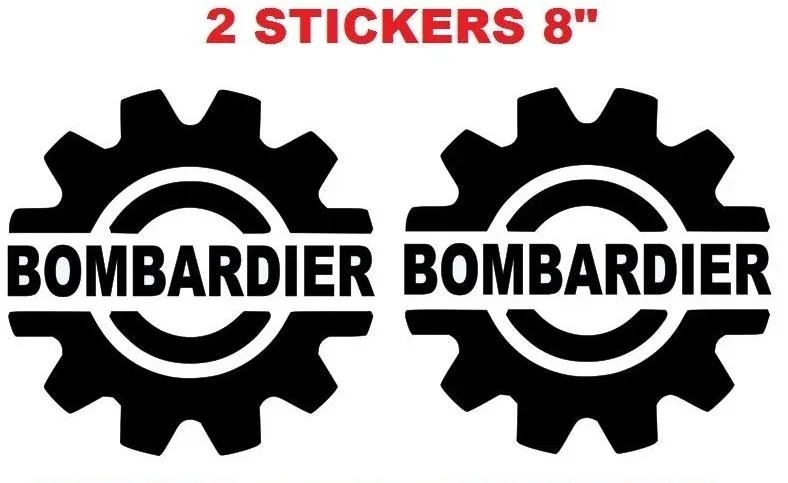 Per (2 Pezzi) Bombardier Ski-Doo,Moto-Ski,Brp, Decalcomania Adesiva Can-Am (Set Di 2)