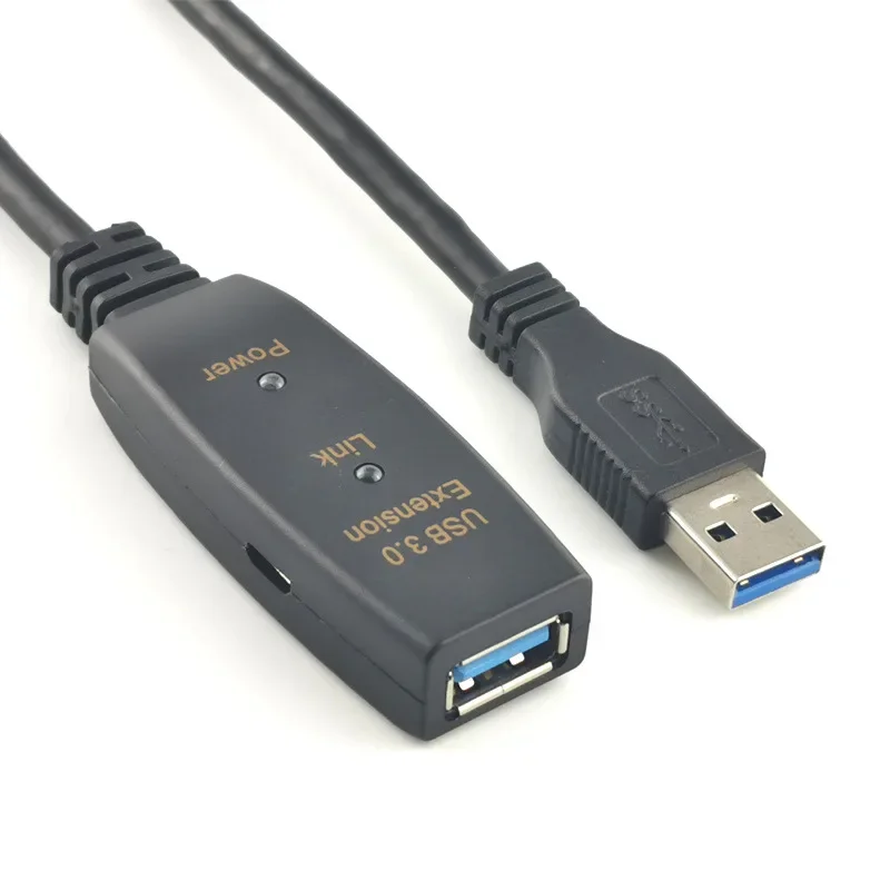 Cabo de Extensão Ativo de Usb 3.0 5m 10m com Amplificador Usb 3.0 tipo um Macho ao Cabo Fêmea do Repetidor do Extensor de Usb 3.0 - Imagem 6