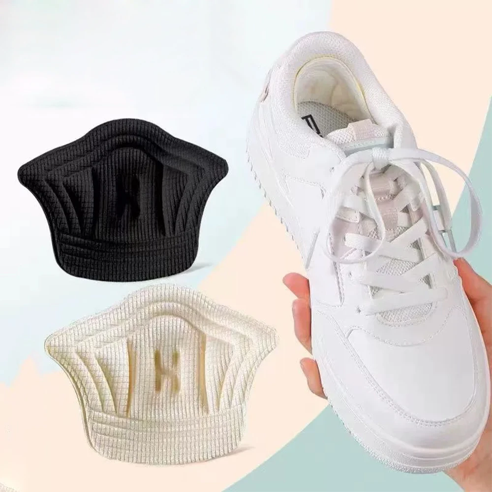 Heel Cushion Protector 10Pcs Foot Pads For Shoes Patch Heel Pads For Sport Shoes Too Big Reduce Size Filler Insert Heel Protectors Stickers heel cushion protector