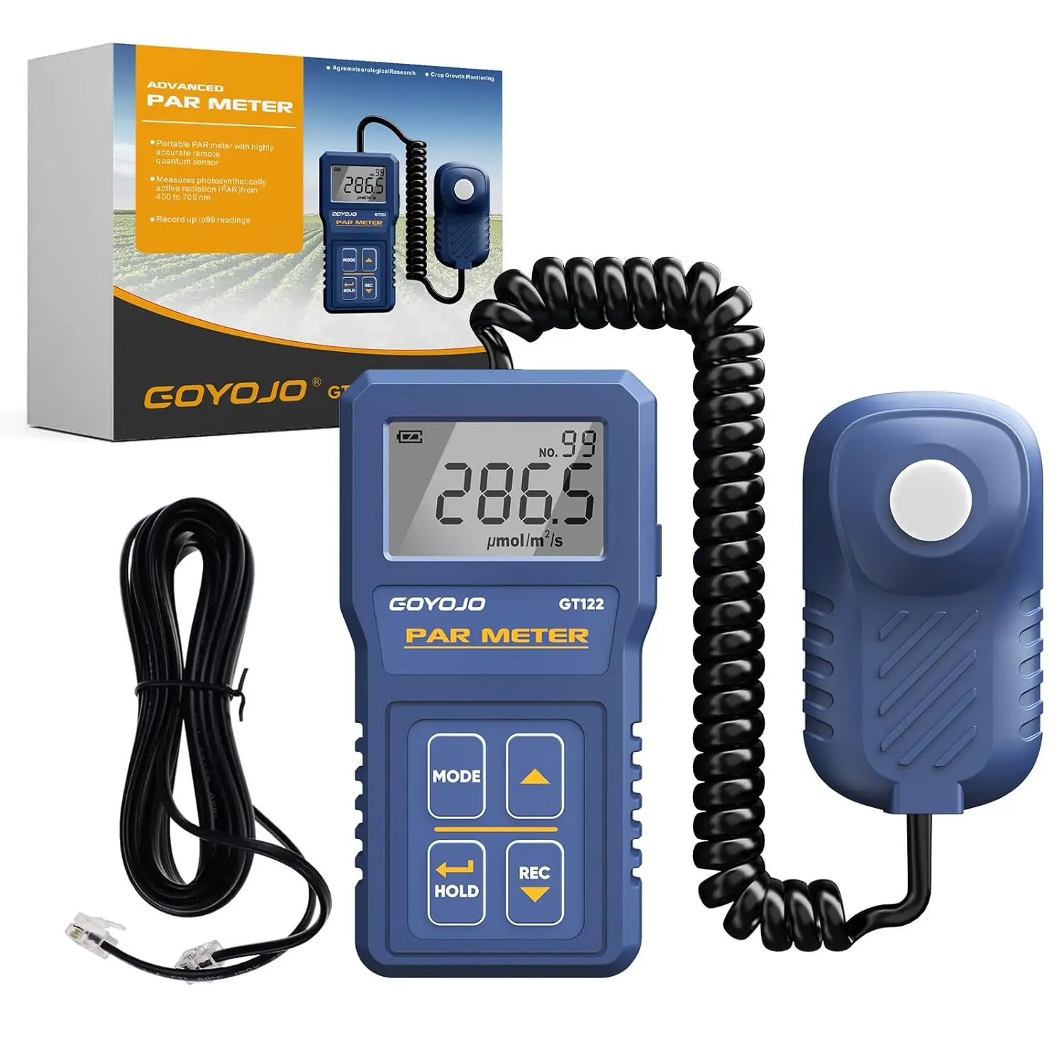 Light Meter Plants Greenhouse PAR Meter Hydroponic Greenhouse Indoor Optimizing Plants Growth Ppfd Led Grow Light
