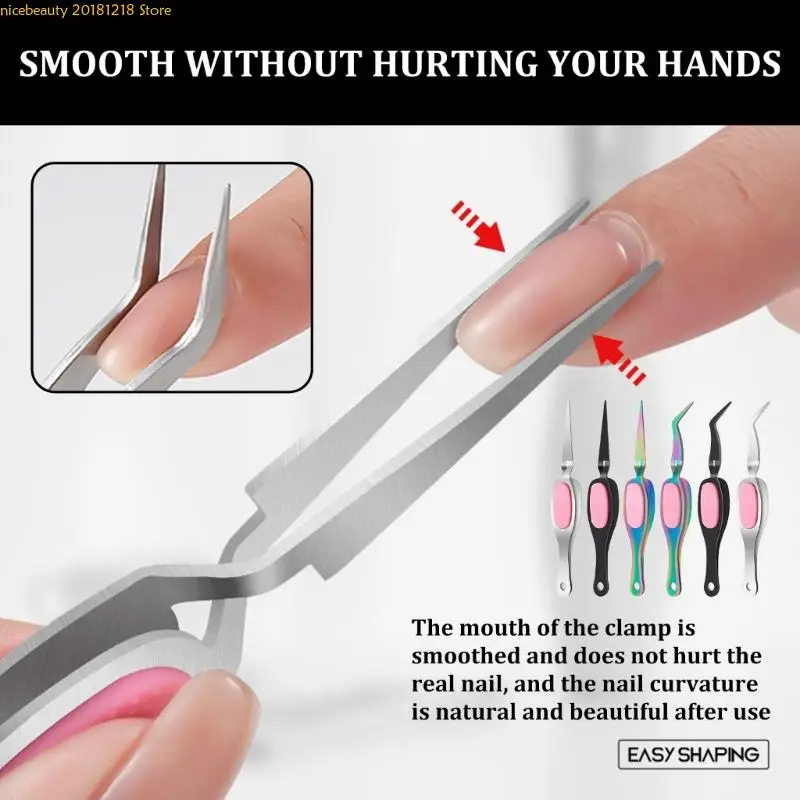 Craft Tweezers Crossing Lock Tweezers Stainless Steel Gripping Reverse Grip for Craft Beading and Projects