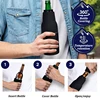 12oz Stainless Steel Beer Cold Storage Tank with Opener Double Wall Vacuum Insulated Thermos Bottle for Drink Can Mug Cool Cold 4