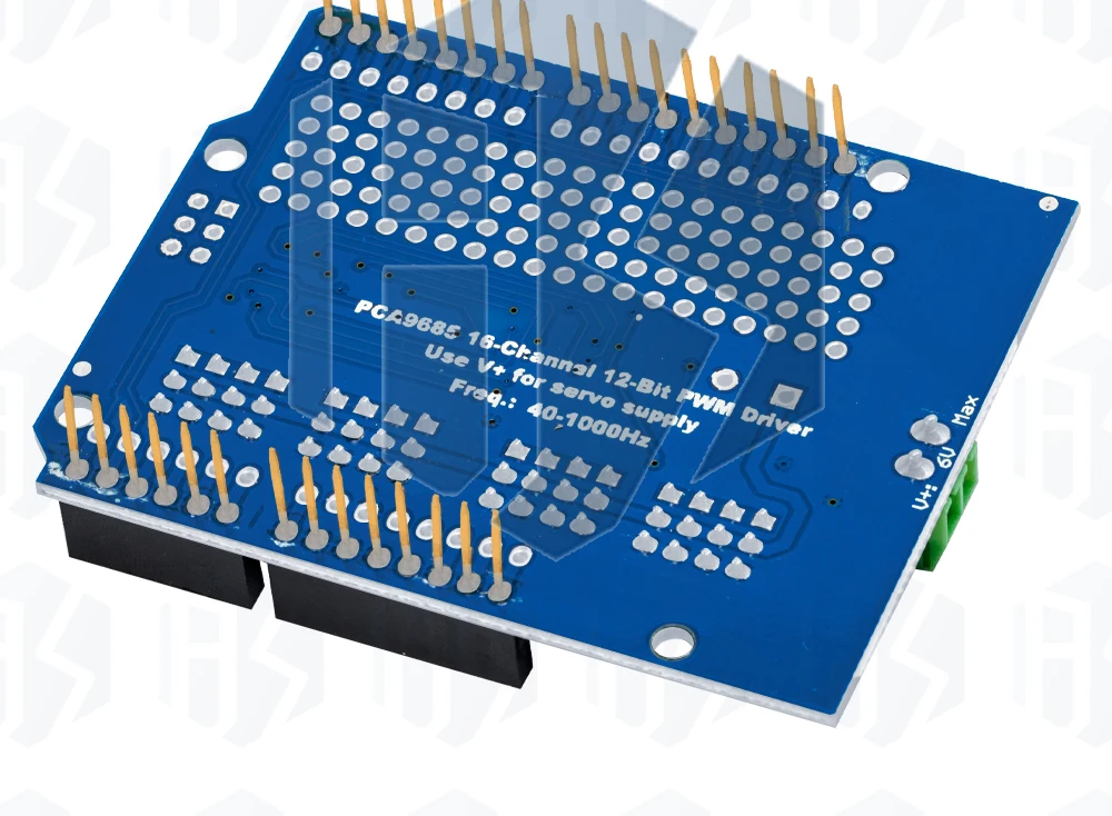 EGBO Motor-/Schrittmotor-/Servo-/Roboter-Shield für Arduino I2C V2 Kit mit PWM-Treiber TOP – Detail 22