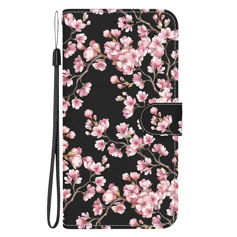 Solid Color Leather Flip Phone Case with Card Slots