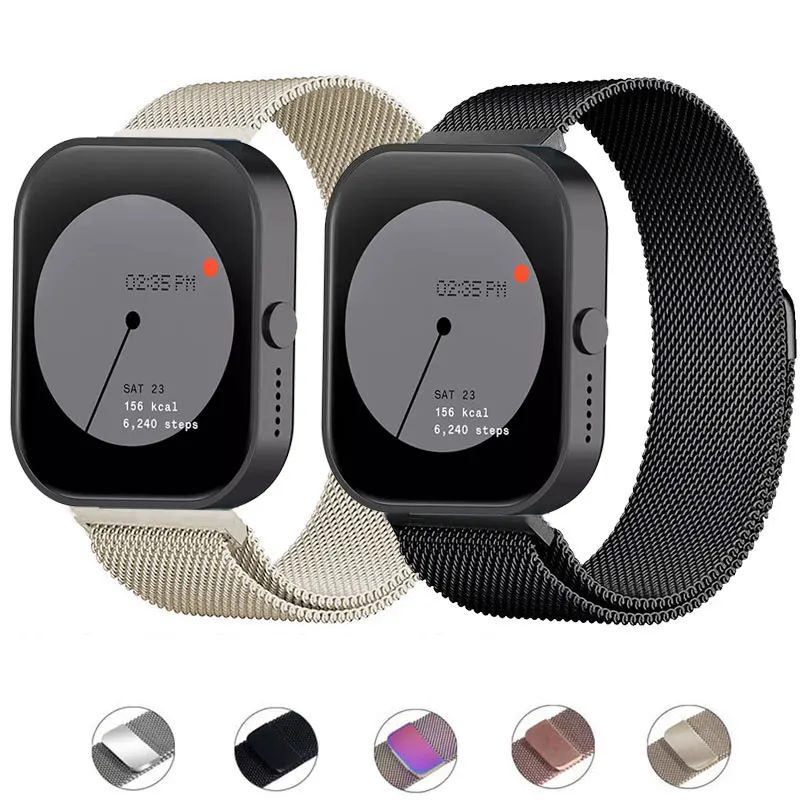 

22mm Loop for CMF by Nothing Watch Pro Strap Magnetic Stainless Steel Metal Wrist Bracelet for CMF Watch Pro Band Accessories