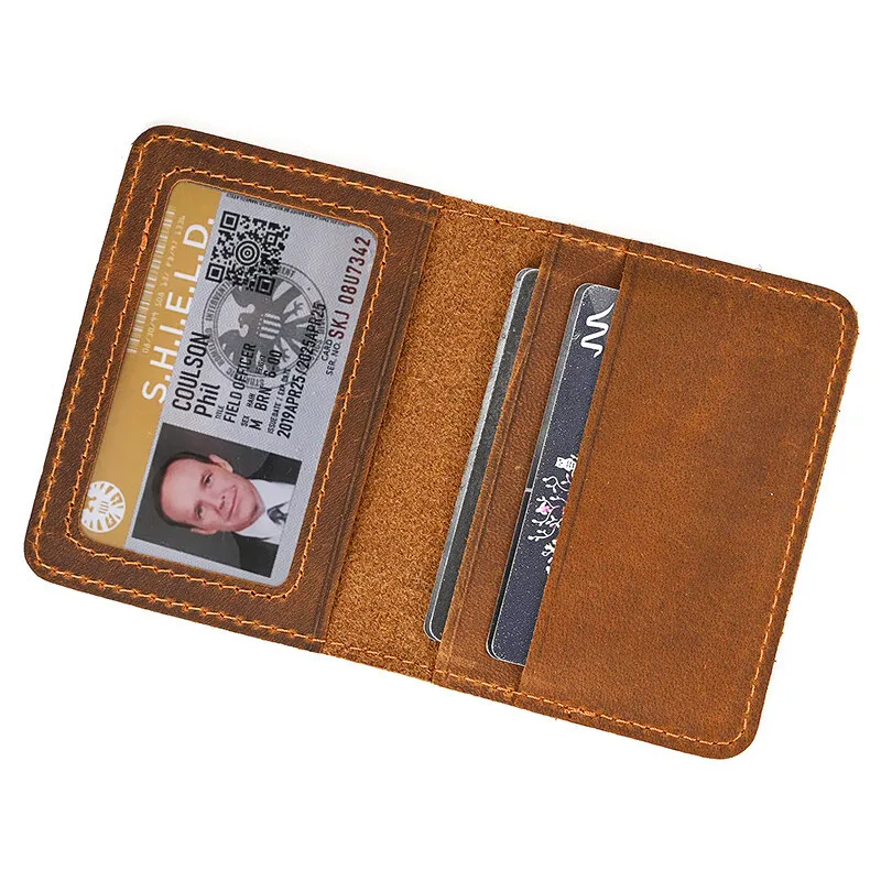 Retro Simplicity Cardbag Mens Credit Card Holder Handmade Short 