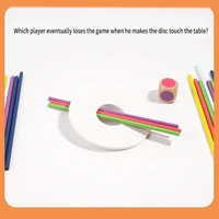 Color Game Wooden Blocks Parent Child Games Blocks Stacking Kid Toddler Educational Sticks 2