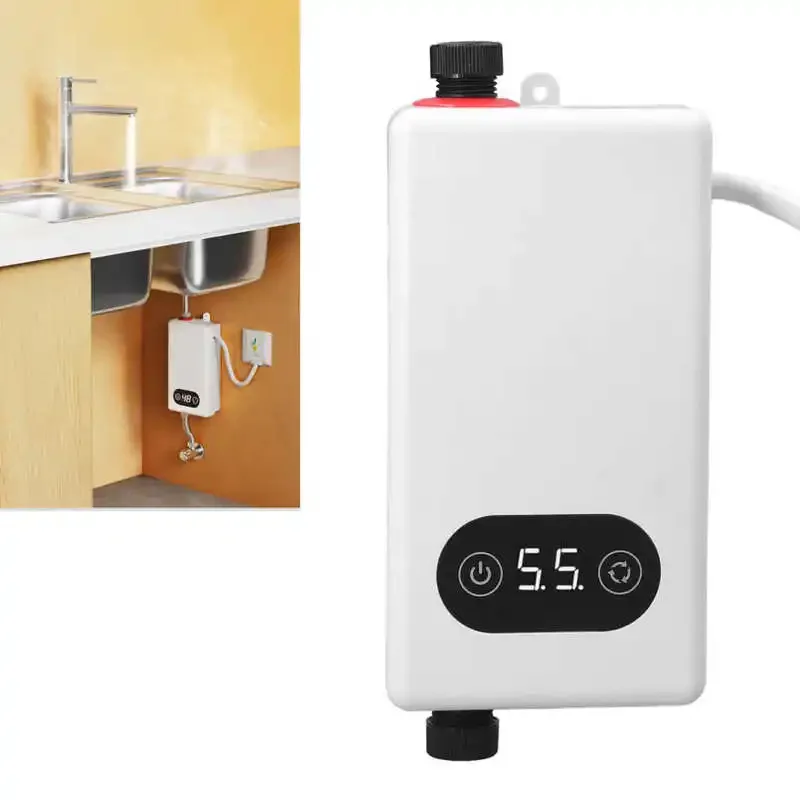 Electric Water Heater Instant Electric Water Heater Memory Function Frequency Conversion Constant Temperature Water Heating Machine 220V 4500W