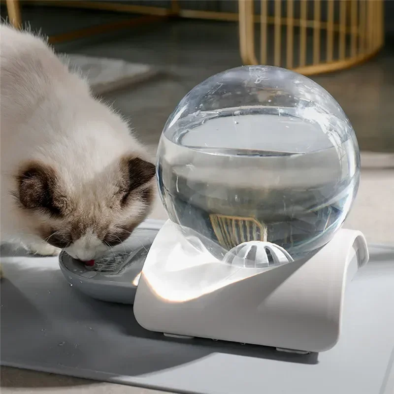 

Автоматический большой диспенсер для домашних животных, питьевая чаша без кошек, для питья, фонтан, пузырьковая вода