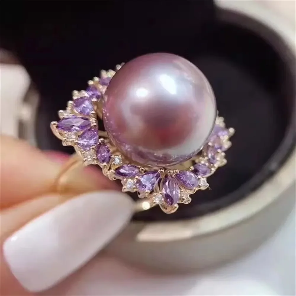 

Кольцо из серебра пробы с нефритом, 12-14 мм