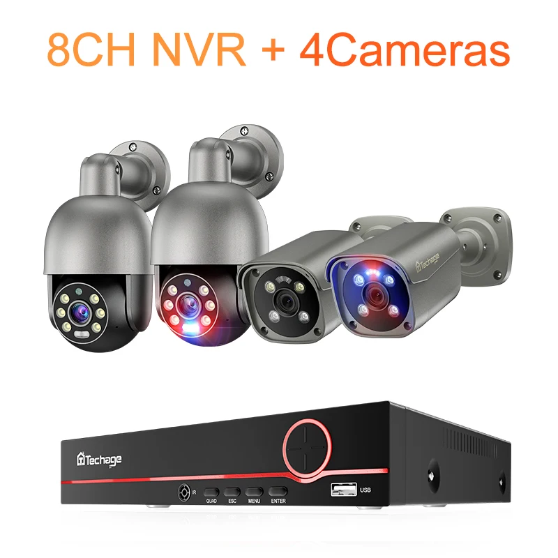 8CH 4Cameras