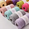 6MM Wool Braided Cord Chunky cord Thick Macrame Cord for Bag making and DIY Handmade Accessory 3