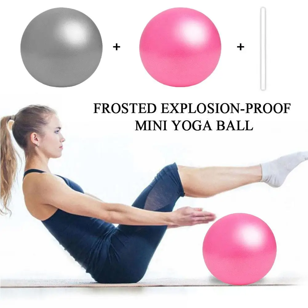 New 25cm Yoga Ball Exercise Gymnastic Fitness Pilates Ball Gym Fitness Balance Training Ball Core Yoga Yoga Exercise Indoor S0Y8