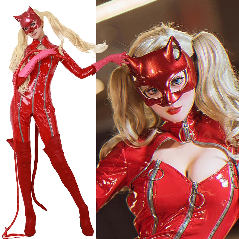 

Косплей-маска из ФАП аниме Persona 5 Ann Takamaki, реквизит для костюма, страшный костюм на Хэллоуин, костюм для косплея, маска, реквизит, один размер