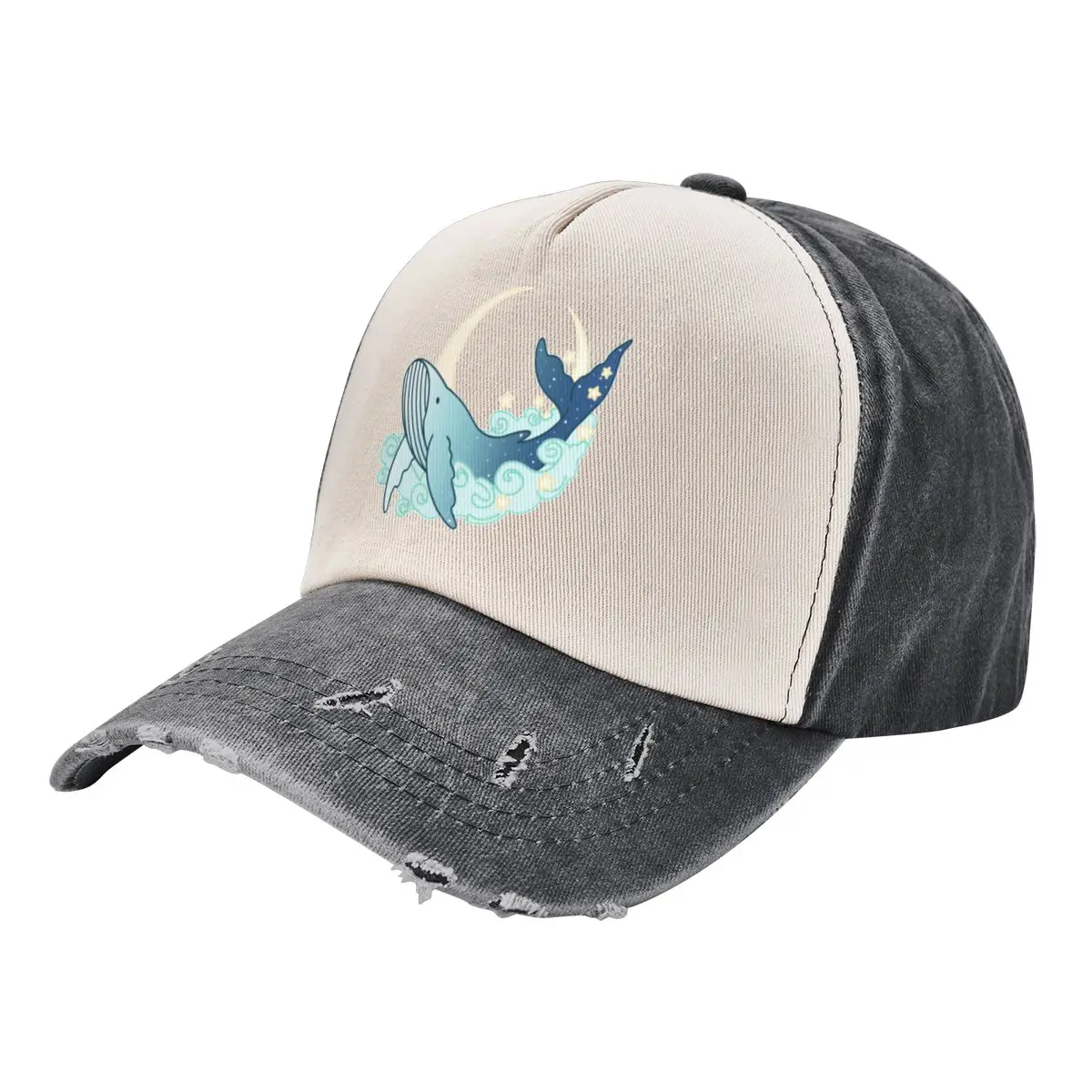 

Flying Sky Whale Baseball Cap Visor sun hat For Men Women's