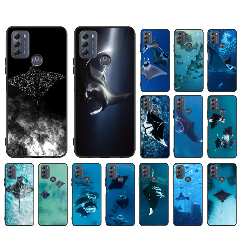 

Manta Ray Sea Creature Case For Moto GStylus G Power GPlay E22 E32 E20 E40 Edge 20 lite 30 Neo Ultra Fusion X30 One Macro Action