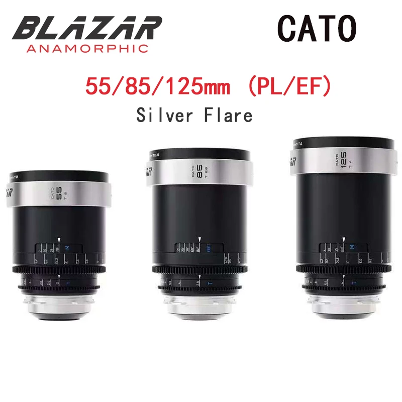 BLAZAR CATO 55mm T2.0 PL アナモルフィックレンズ Cato 55mm T2.0 2X Full Frame Anamorphic Lens (PL)