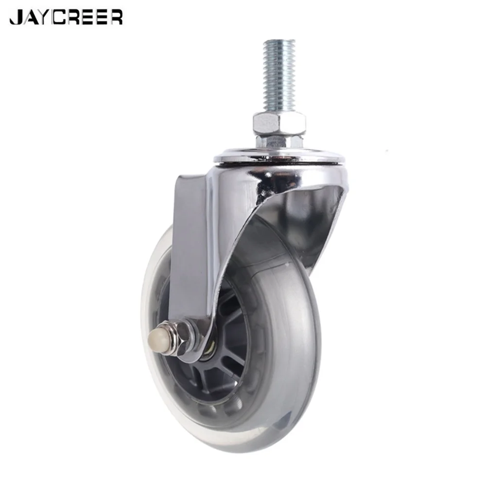 JayCreer 4 inches Front Wheel Assembly For yuwell Transport Wheelchair