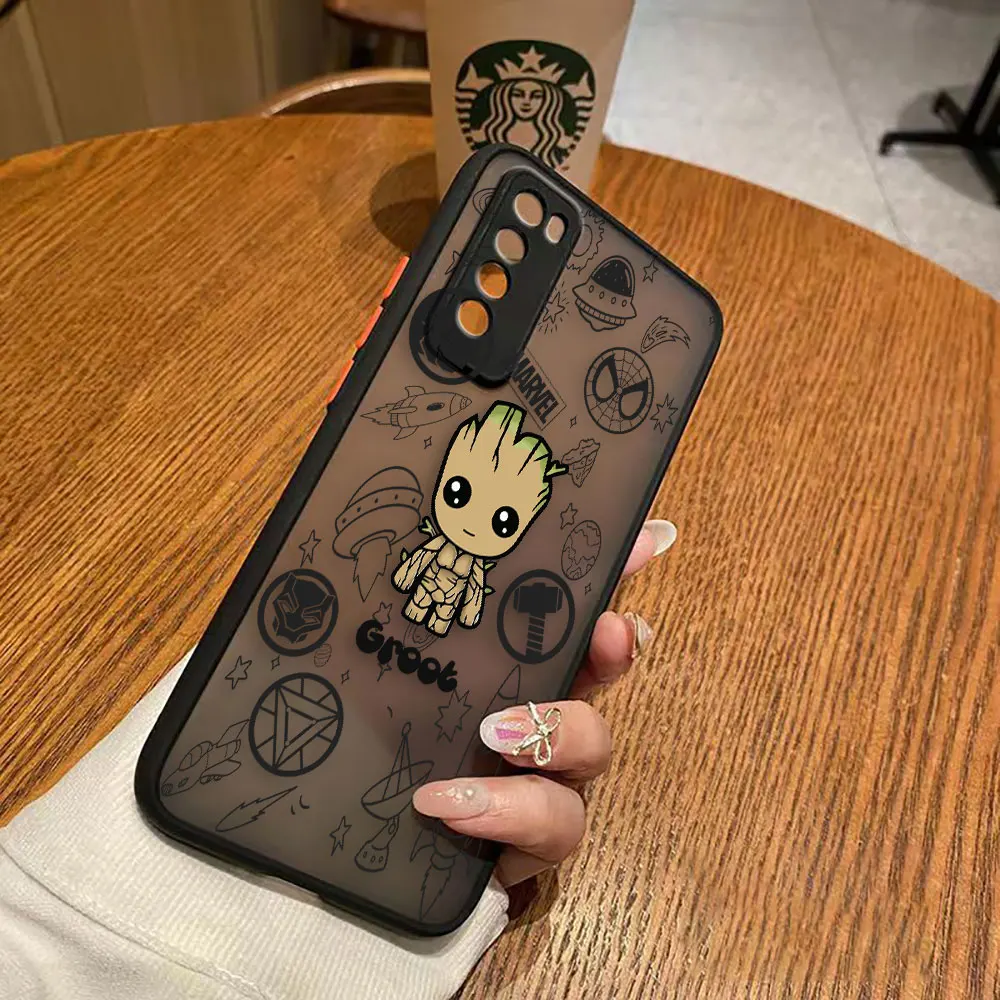 thumbnail image 1 of Matte Case for Huawei NOVA Y70 10 9 8SE 8 7SE 7I 7 6 5I 5 4 4G 5G Case Funda Coque Capa Shell Cover Marvel Avengers Heroes Space, 1 of 5