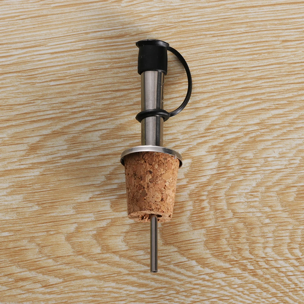 Wine Stopper 1pcs Stainless Steel For Bottle Wine Olive Oil Pourer Dispenser Spout Bar Accessories