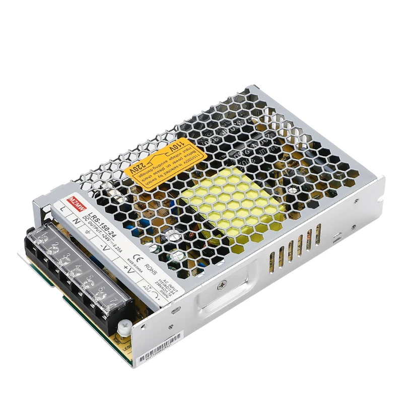 MZMW 스위칭 전원 공급 장치, LRS 시리즈, 150W 단일 출력, DC 12V, 24V, AC 100-260V 변압기, 산업용 전원 어댑터, LED SMPS