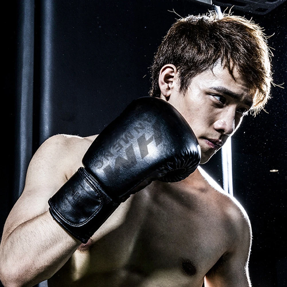 6/10 OZ Breathable PU MMA Taekwondo Punching Gloves Kids Adult Boxing Gloves