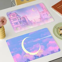 S-Sailores Landscape Moon Super Absorbent Coffee Mat Dish Draining Mat Large Kitchen Drying Mat Quick Dry Drain Pad Kitchen 1
