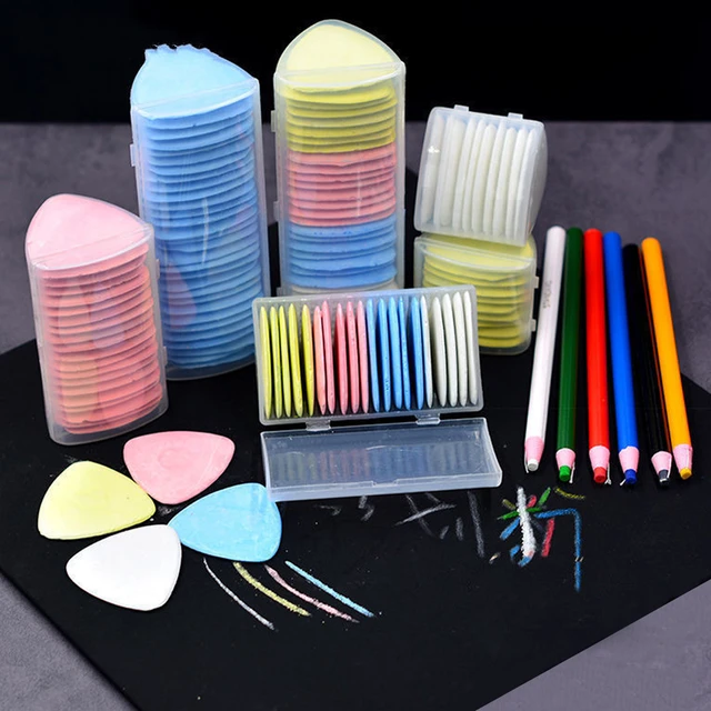 10PCs Tailors Chalk Markers DIY Colorful Fabric Tailor's Fabric Chalk  Sewing Marking Chalk Dressmaker Sewing Tailors Erasable Sewing Accessory