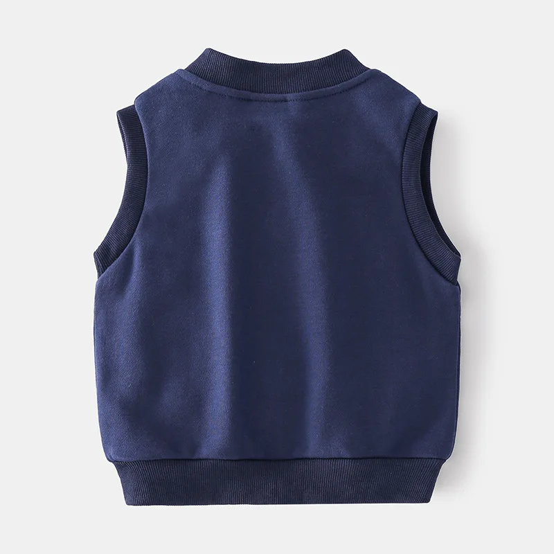 Boys Waistcoat Toddler Kids Zipper Cotton Vests Children's Clothes Jacket Coat children vest