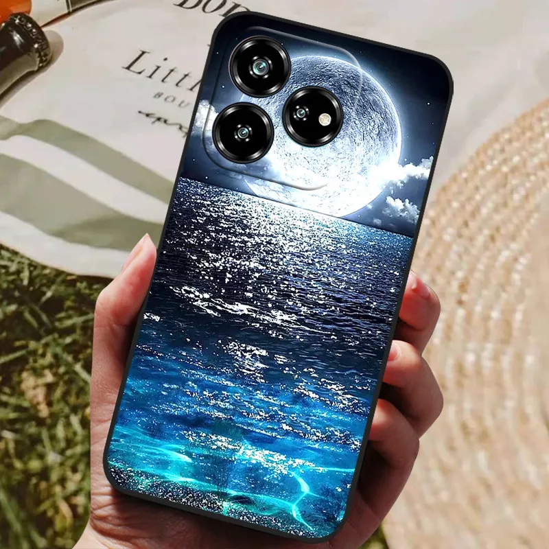Luxury Painted Silicon Phone Back Cover - Protective Shell Design