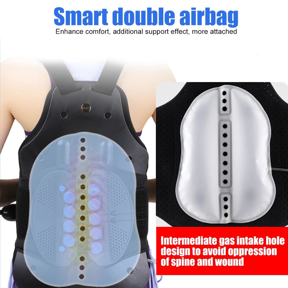 TLSO Thoracic Full Back Brace, Treat Kyphosis, Compression