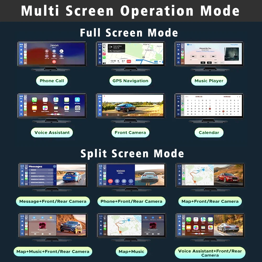   ڽ ķ Ʈ ī޶ ̺ , 10.26 ġ, 4K, 2160P, ī÷, ȵ̵, ڵ GPS, 5G, , FM, BT, ڵ Dvr