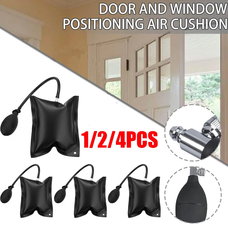 2PCS Air Wedge Pump Up Inflatable Bag Shim For Car Door Window