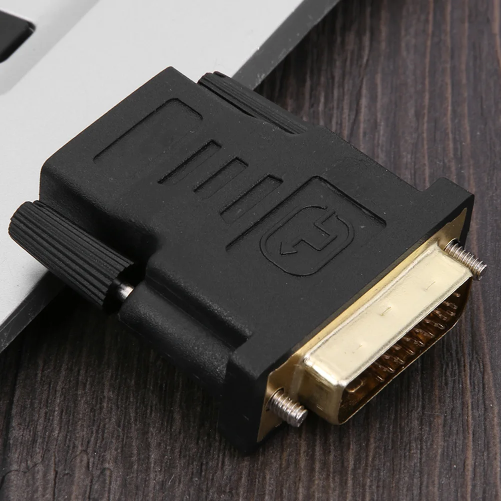 HDMI-compatible Female to DVI 24+1Pin Male Converter Adapter Cable Connecto