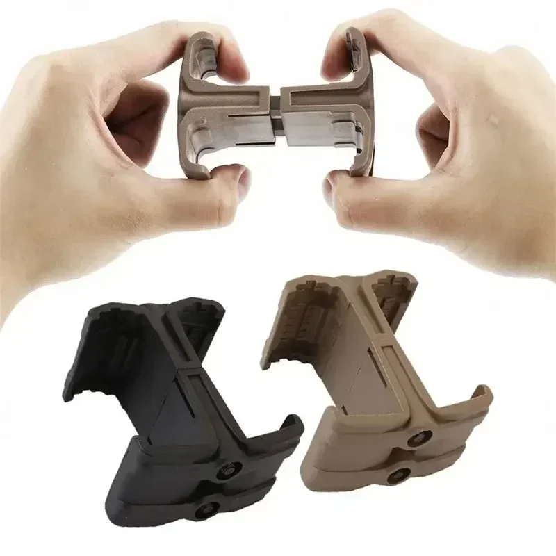 Hunting Speed Reloads Tactical Bracket Barrel Flashlight Barrel Clamp Mount AK/M4/PMAG/M16 Airsoft Magazine Accessories airsoft accessory