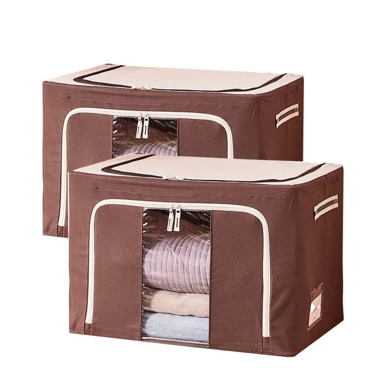 

Storage Box Environmental Protection Waterproof Oxford Cloth Six Steel Frame Clothing Quilt Hundred And Tidy Storage Box CW806